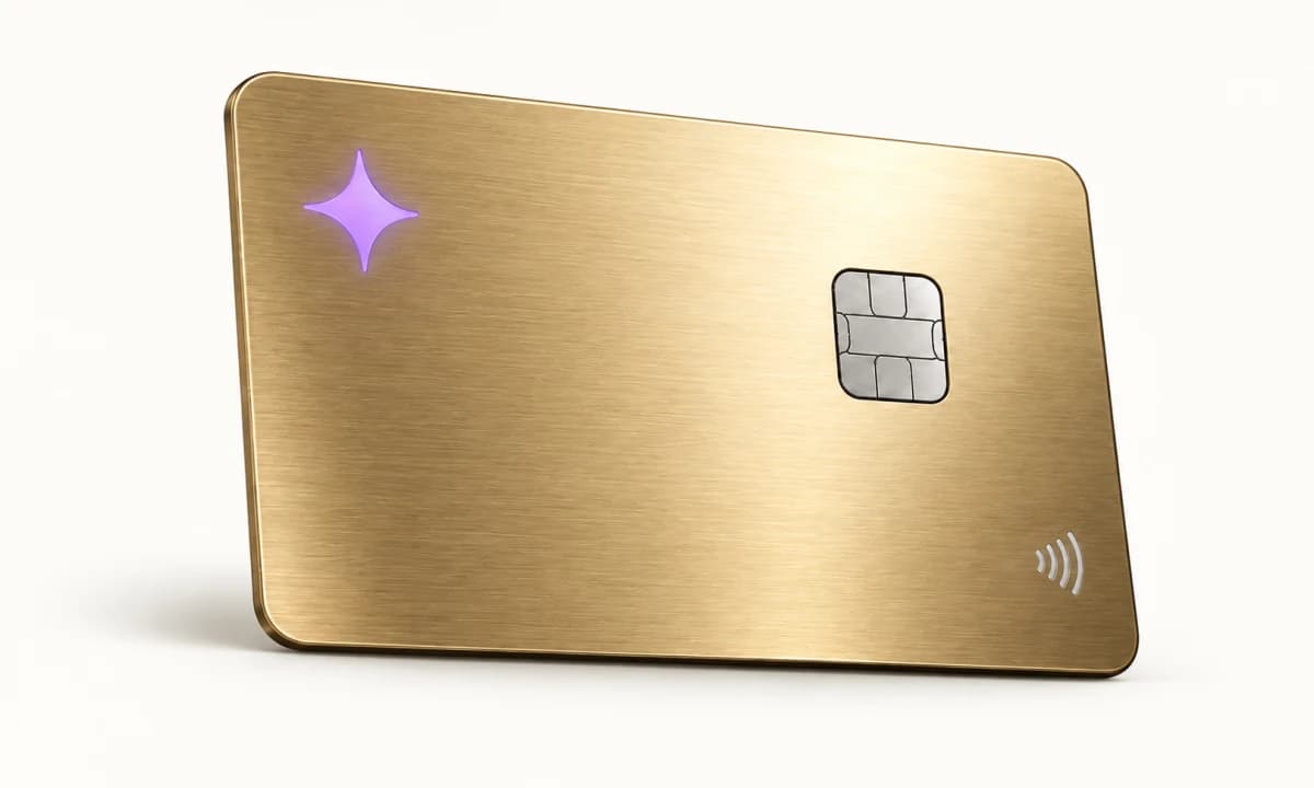 Gold plated Signature MakePay card design concept